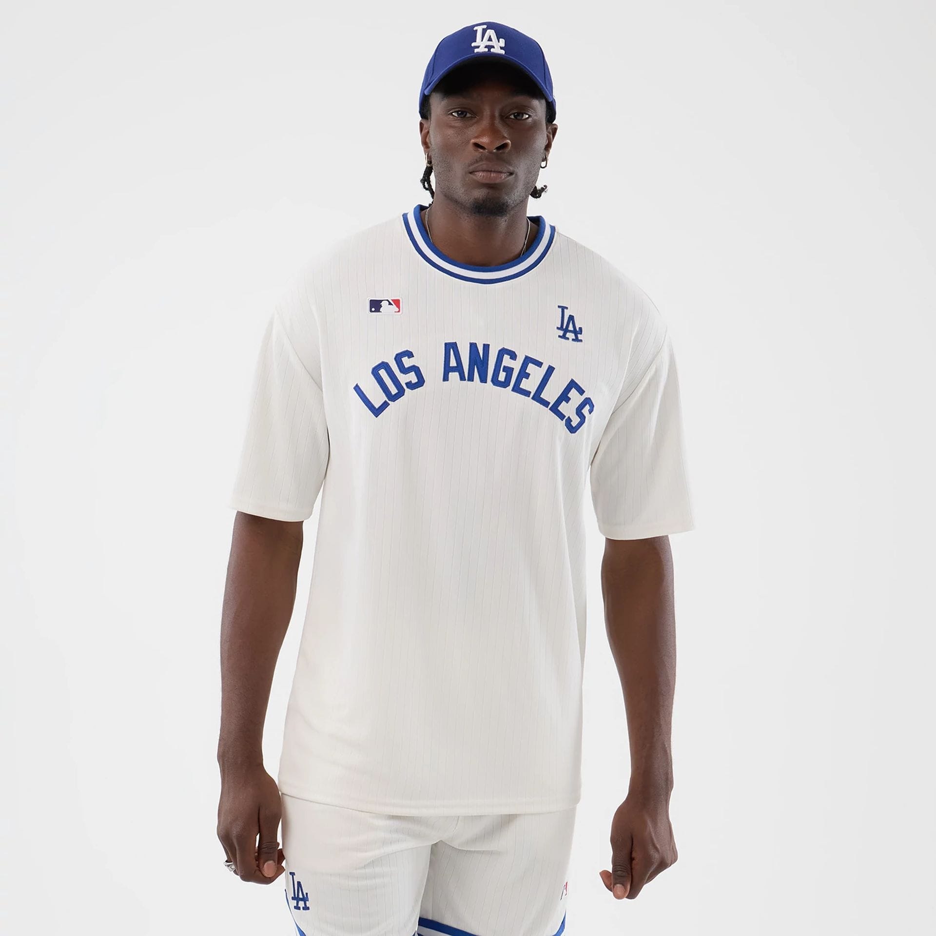 MLB Arch LA Dodgers Open White Oversized T-Shirt | NEC EU