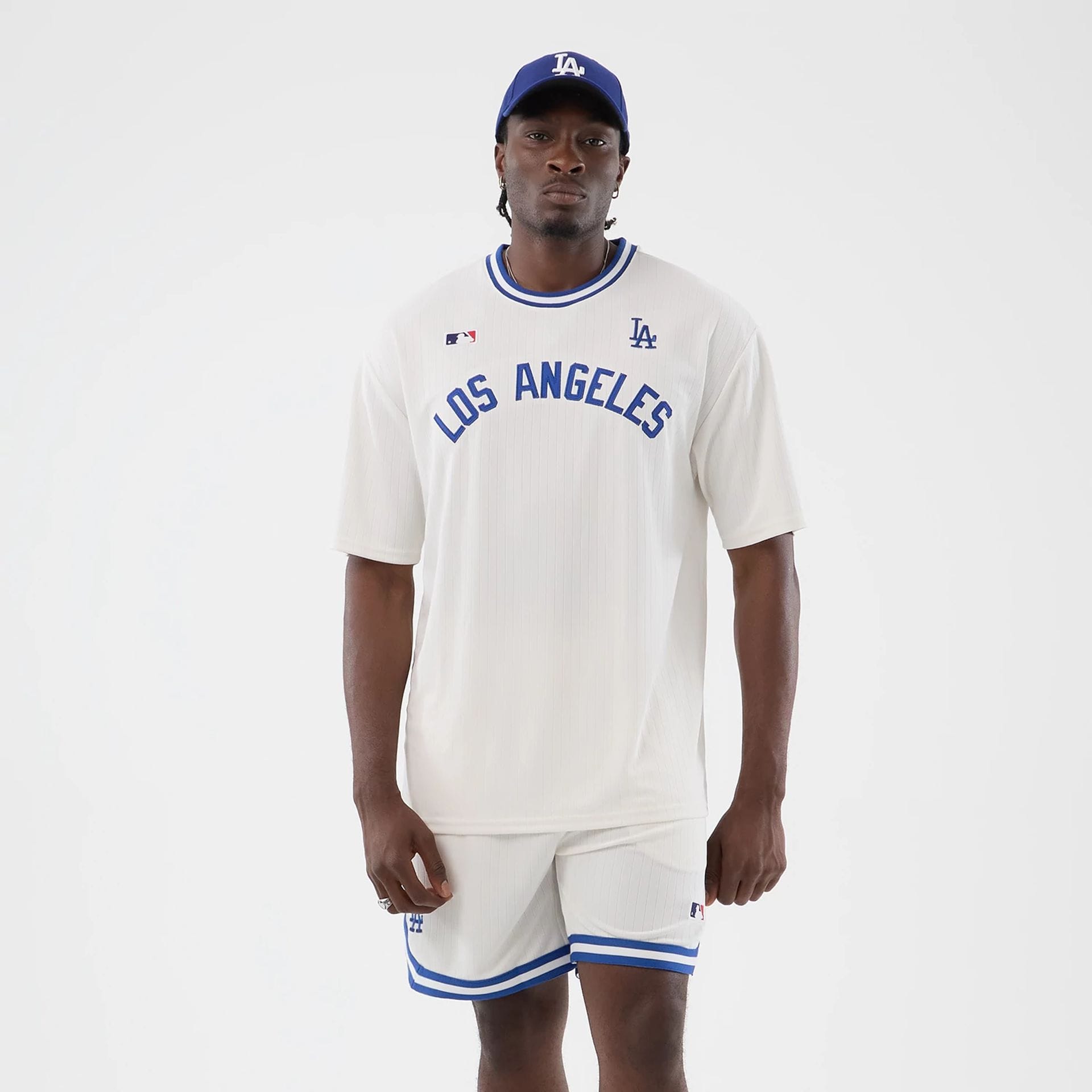 MLB Arch LA Dodgers Open White Oversized T-Shirt | NEC EU