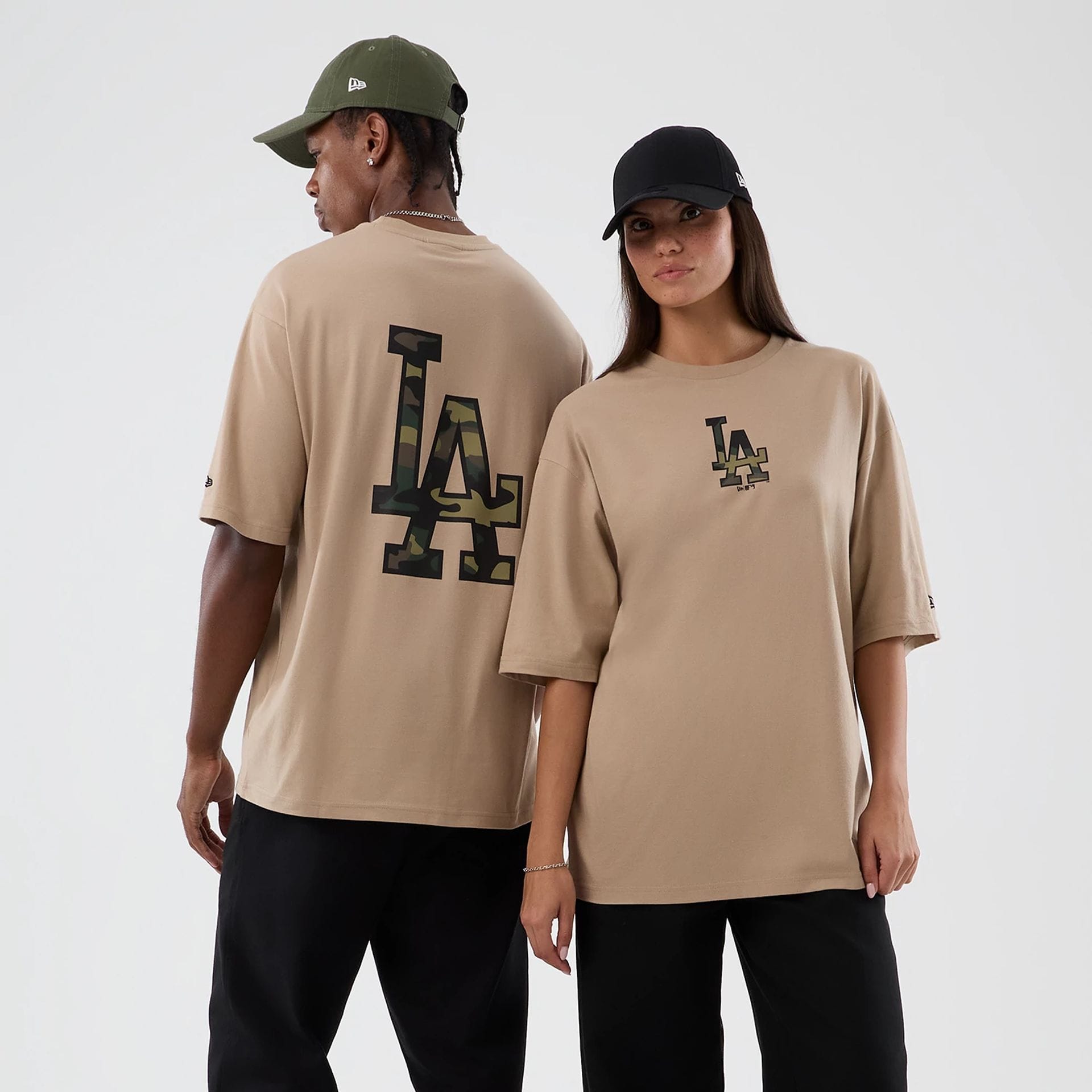 MLB Infill LA Dodgers Light Beige Oversized T-Shirt | NEC EU