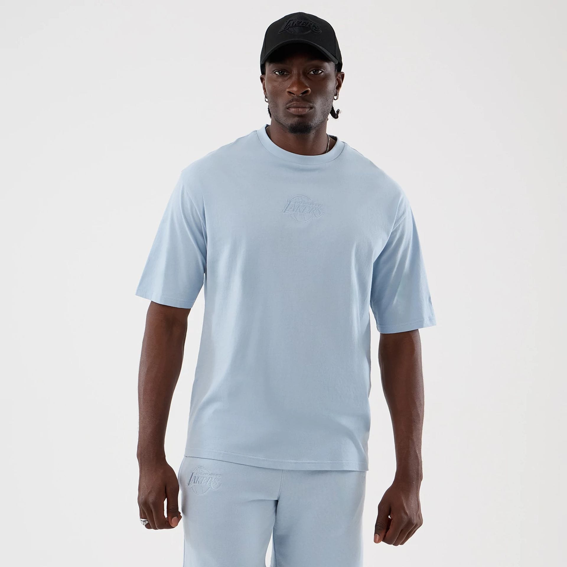 NBA League Essential LA Lakers Pastel Blue Oversized T-Shirt | NEC EU