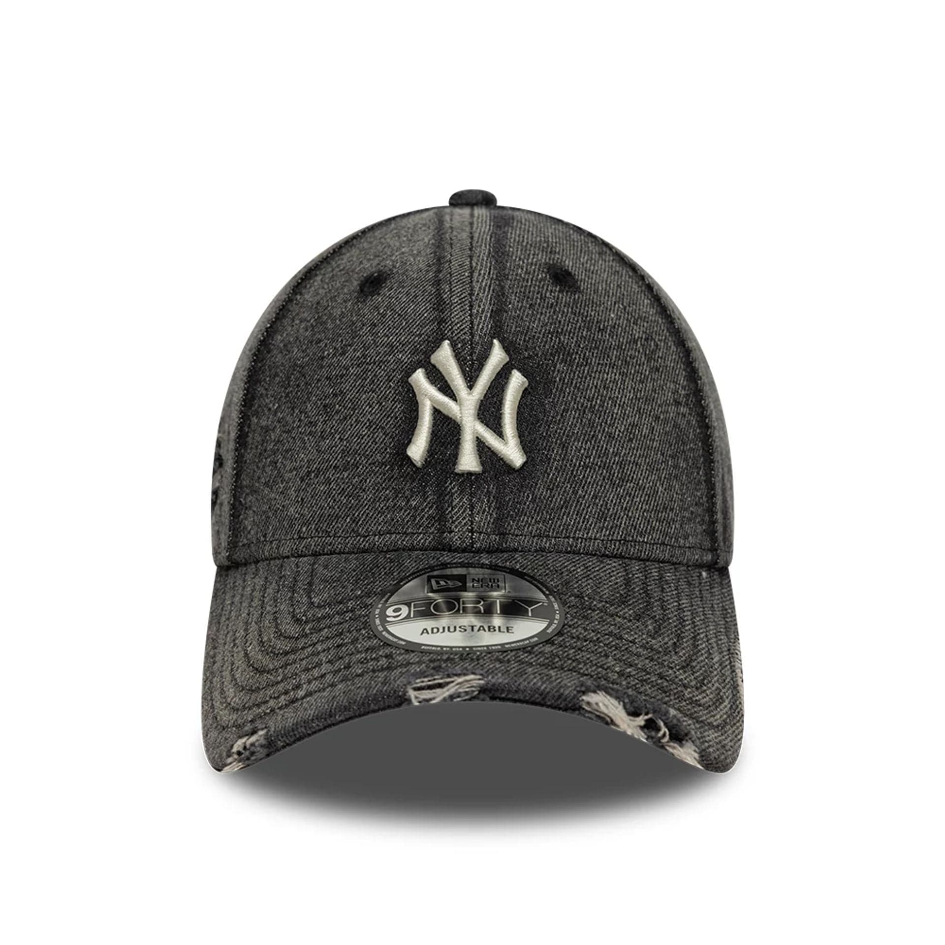 Pictured is this MLB Acid Wash New York Yankees 9FORTY cap in black. 2