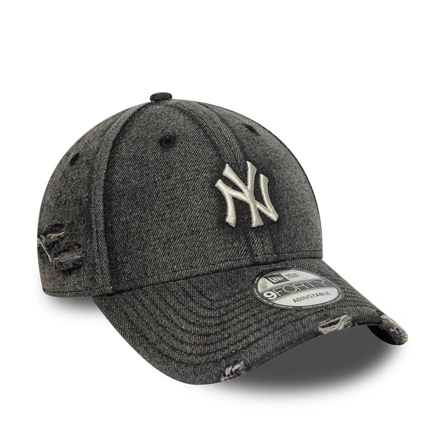 Pictured is this MLB Acid Wash New York Yankees 9FORTY cap in black. 3