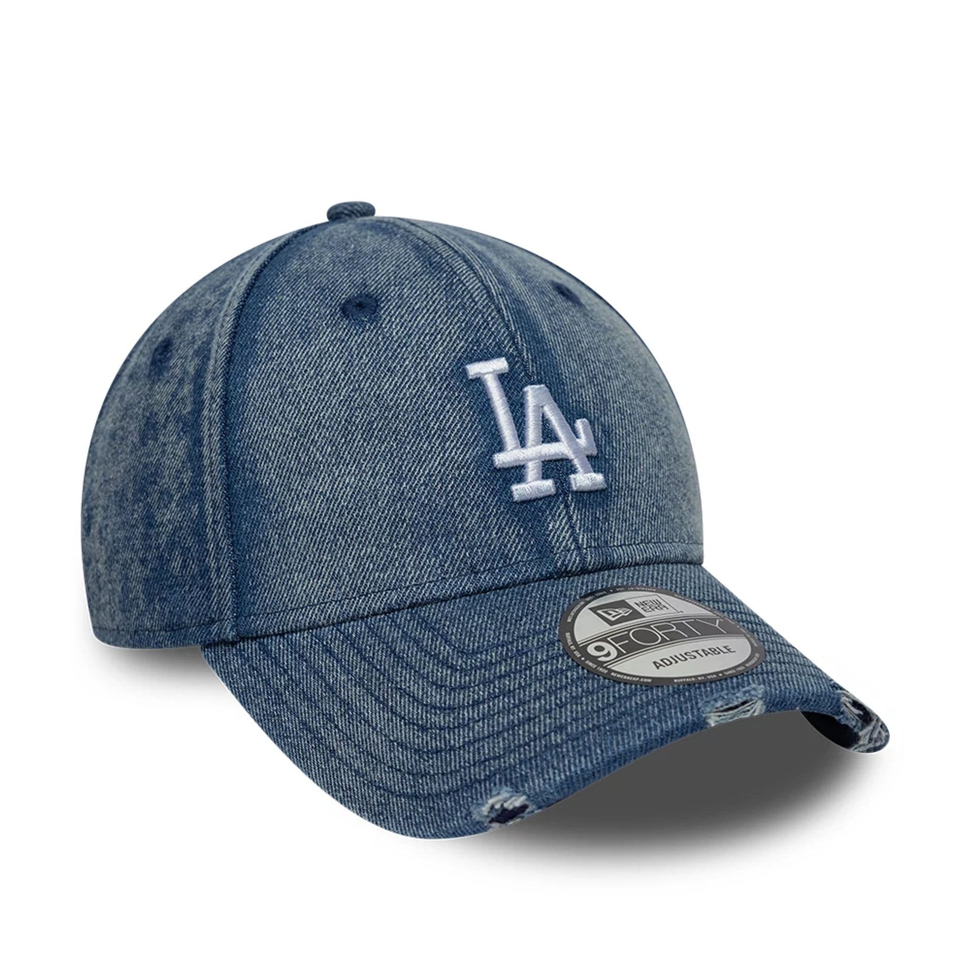 Pictured is this MLB Acid Wash LA Dodgers 9FORTY cap in pastel blue. 3