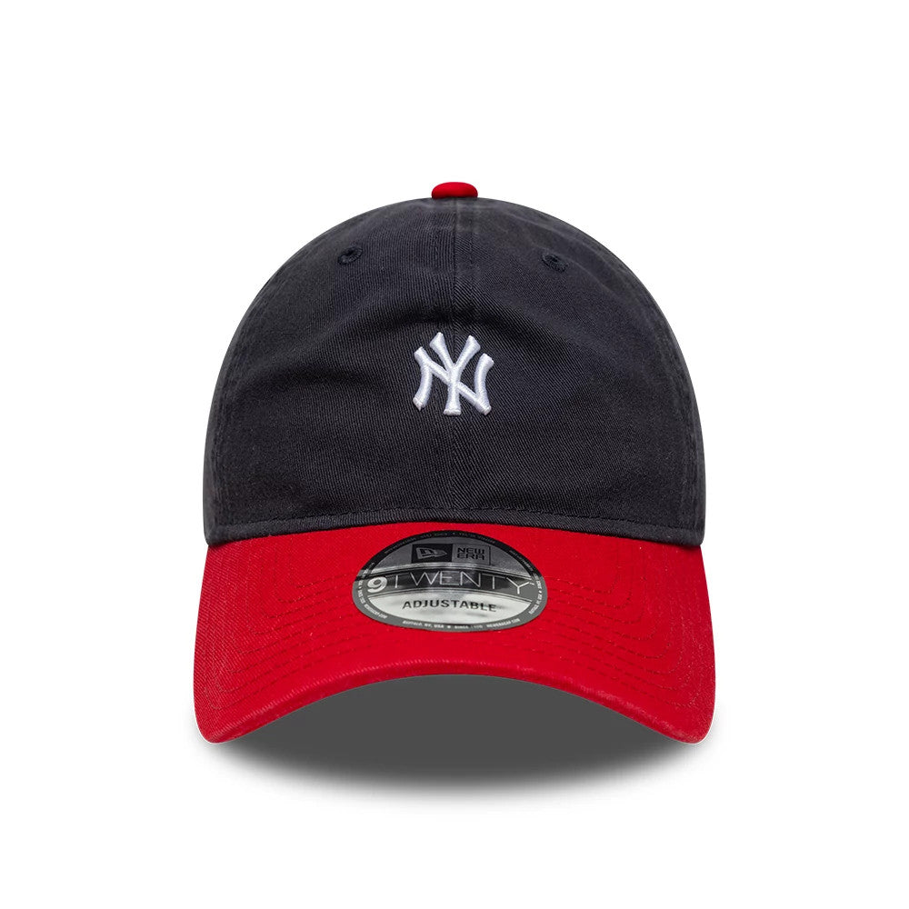 Pictured is this MLB Washed Contrast New York Yankees 9TWENTY cap in navy. 2