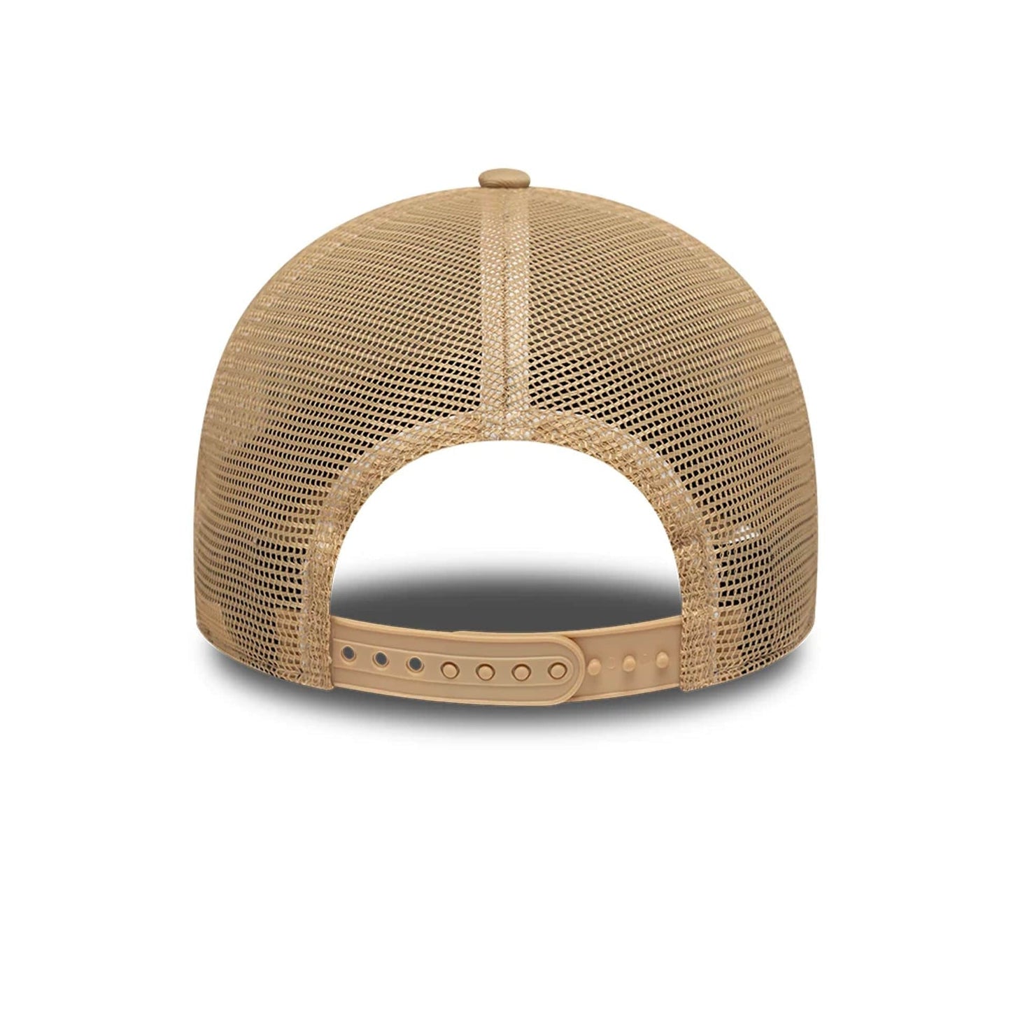 Pictured is this NBA LA Lakers 9FORTY M-Crown A-Frame Trucker cap in Beige. 4