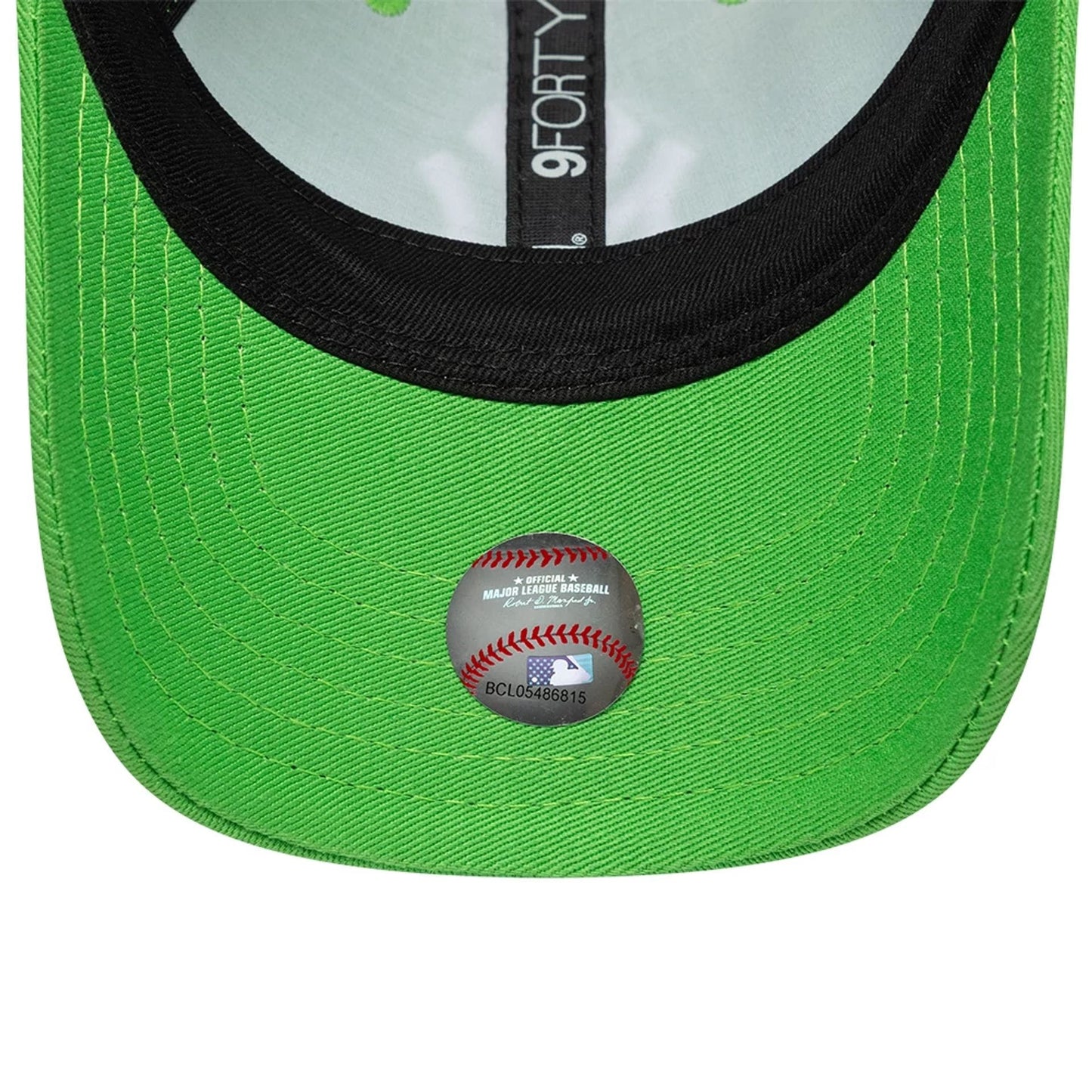 Pictured is this Toddler MLB League Essential New York Yankees 9FORTY cap in open green. 5
