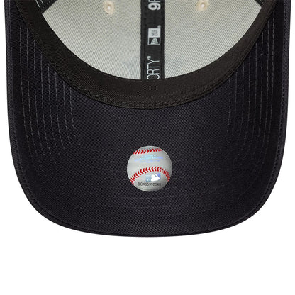 Pictured is this MLB World Series Patch New York Yankees 9FORTY cap in Cream. 6