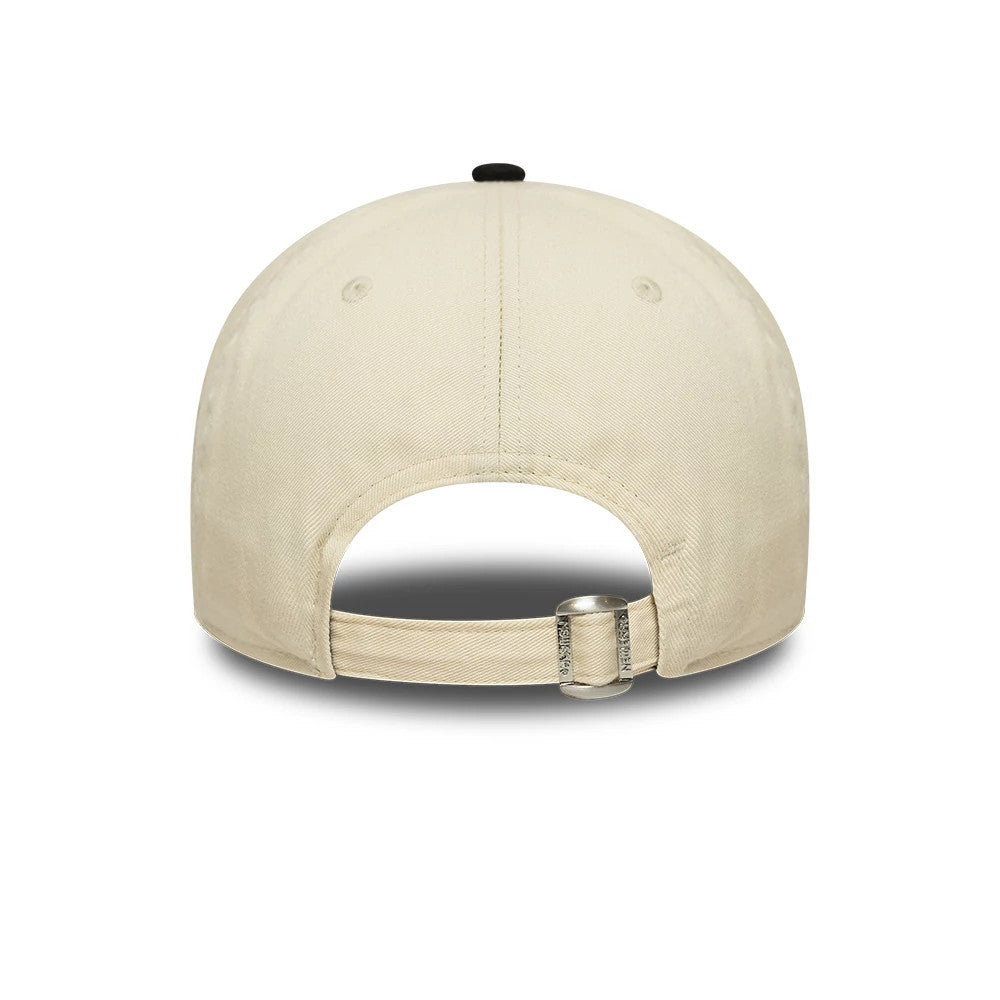 Pictured is this New Era Wash Distress 9TWENTY A-Frame cap in light beige. 4