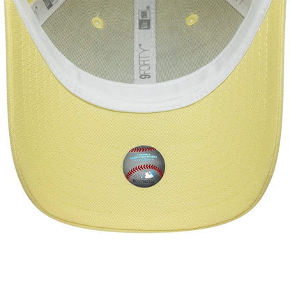 Pictured is this MLB Team Outline LA Dodgers 9FORTY cap in pastel yellow. 5