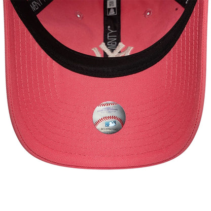 Pictured is this Womens MLB League Essential New York Yankees 9TWENTY cap in pink. 5