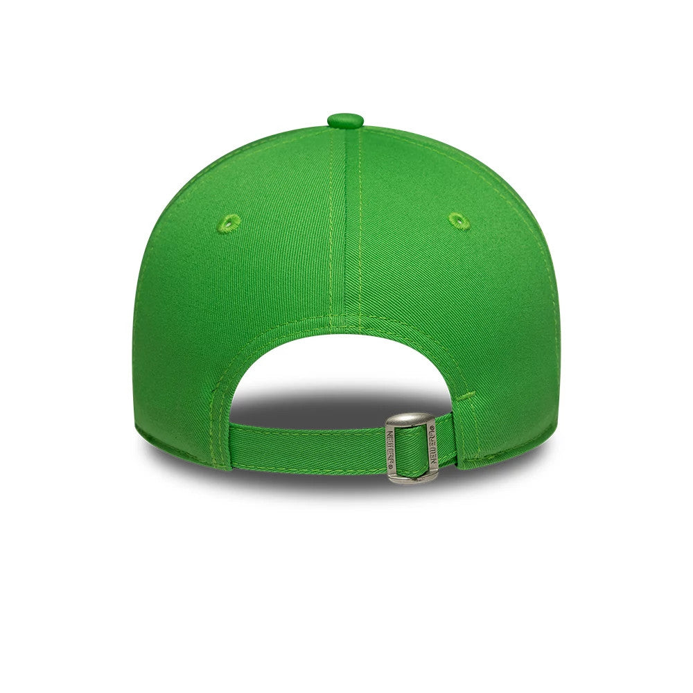 Pictured is this Womens MLB League Essential LA Dodgers 9TWENTY cap in open green. 4