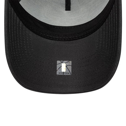 Pictured is this NBA Outline Chicago Bulls 9FORTY E-Frame Trucker cap in charcoal. 5