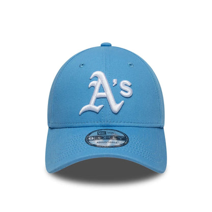 Pictured is this MLB League Essential Athletics 9FORTY cap in pastel blue. 2