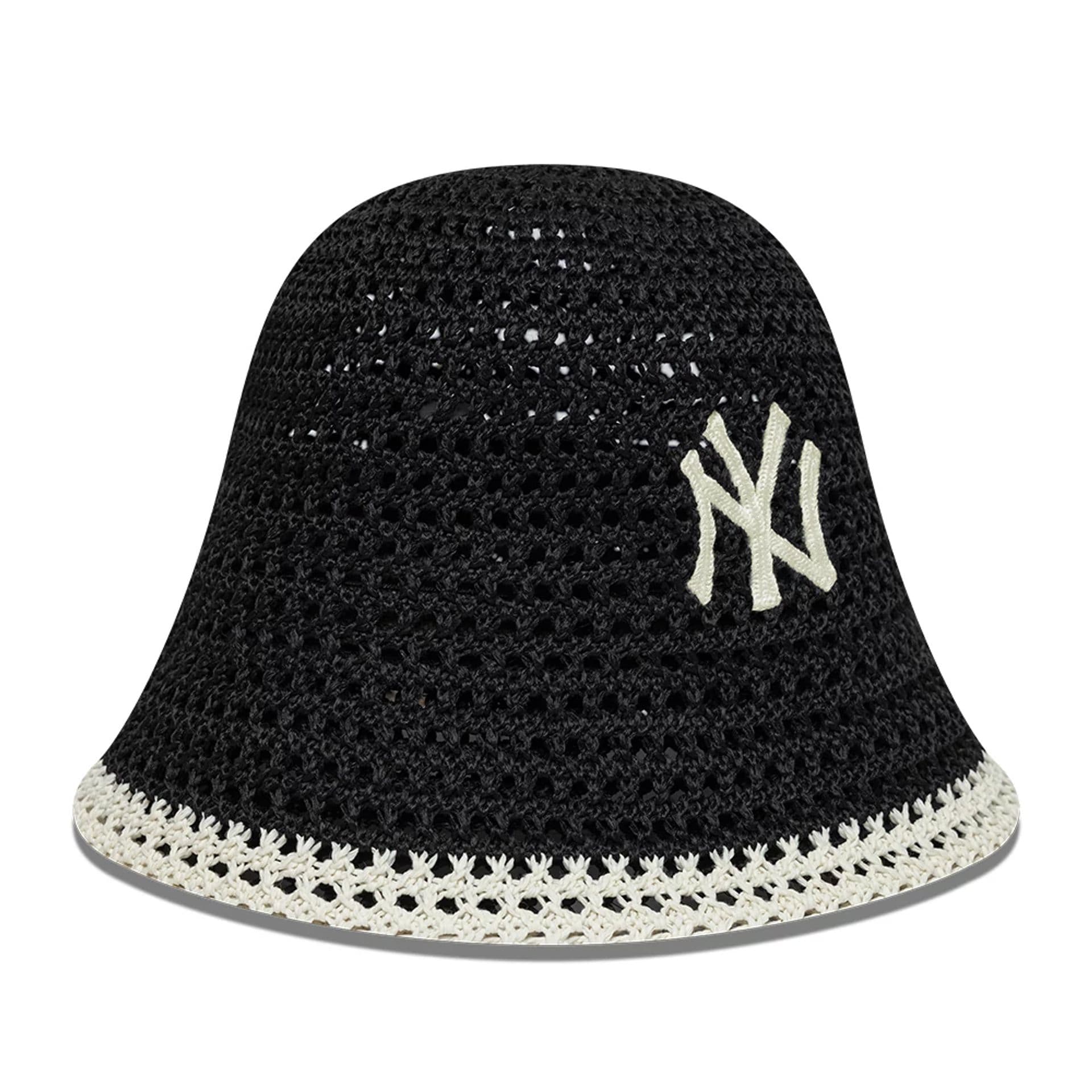 Womens MLB Knitted New York Yankees Black Explorer Bucket Hat | NEC EU