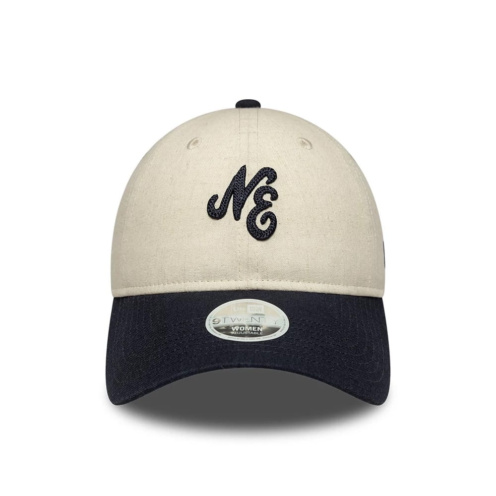 Womens New Era Linen Navy 9TWENTY Cap | NEC EU