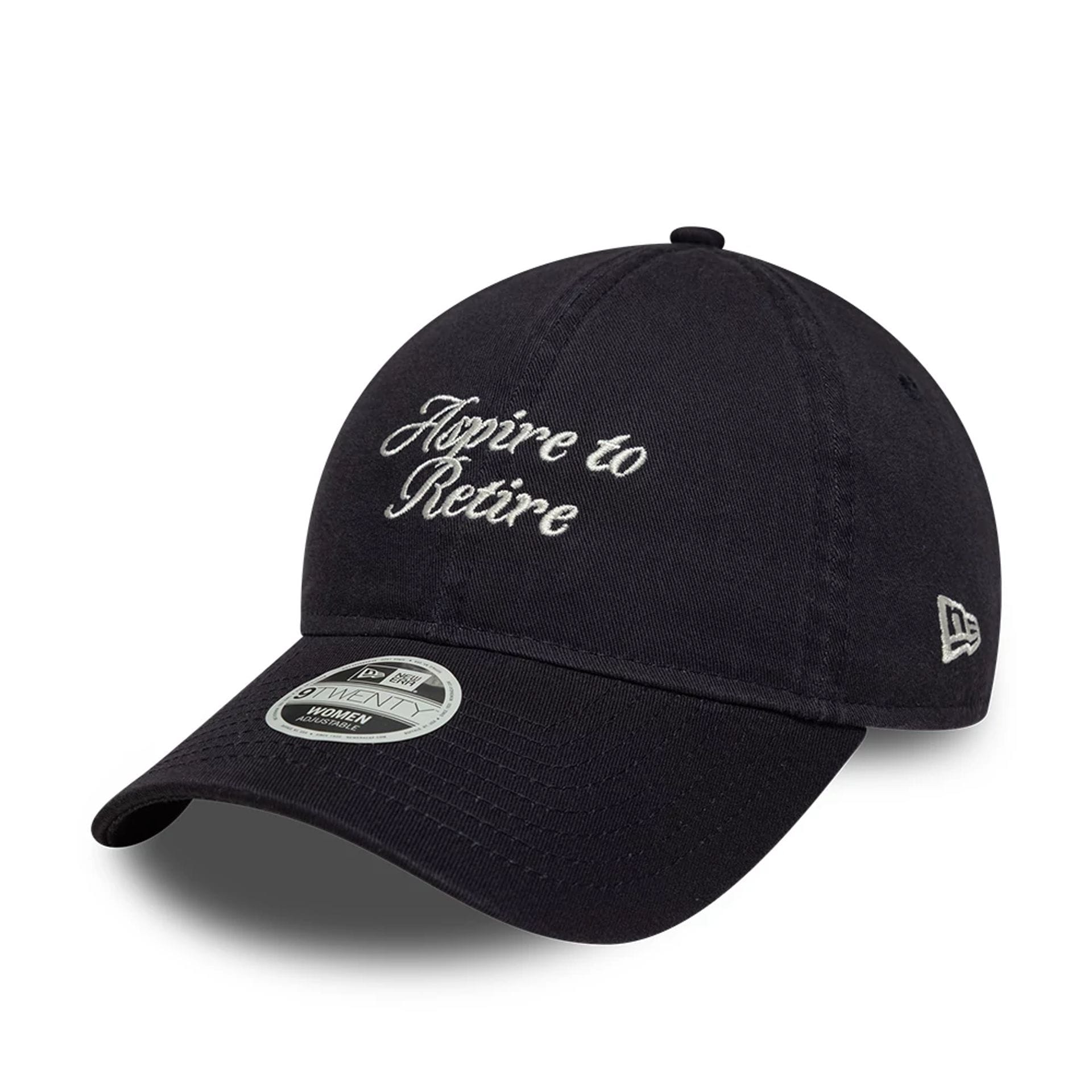 Womens New Era Slogan Navy 9TWENTY Cap | NEC EU