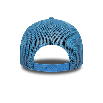 Pictured is this MLB League Essential Youth New York Yankees 9FORTY A-Frame Trucker cap in pastel blue. 4