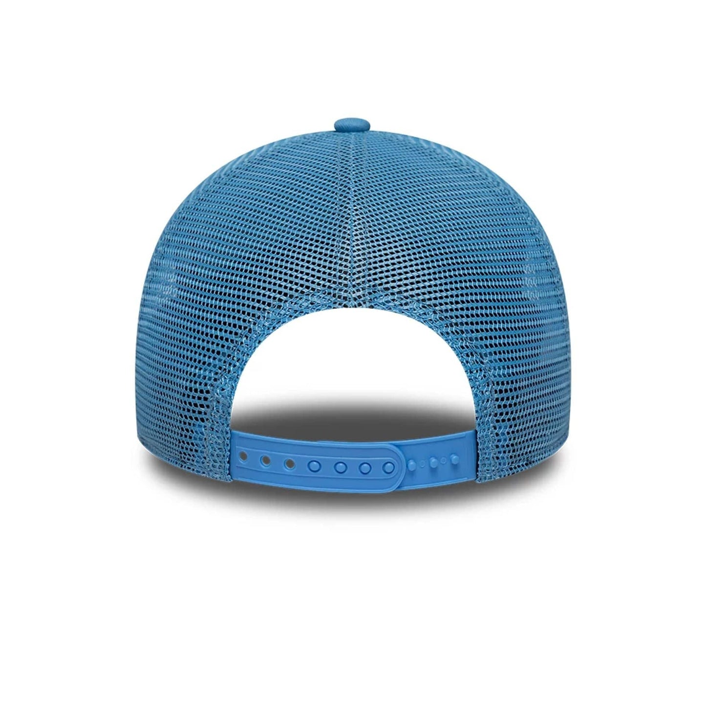 Pictured is this MLB League Essential Youth New York Yankees 9FORTY A-Frame Trucker cap in pastel blue. 4