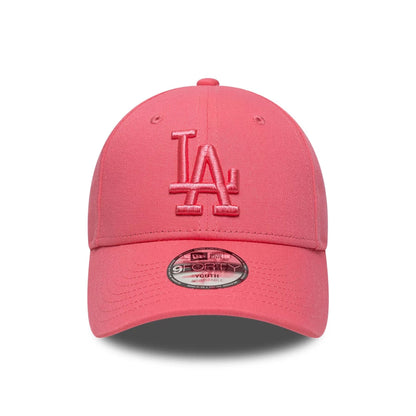 Pictured is this Youth MLB League Essential LA Dodgers 9FORTY cap in pink. 2