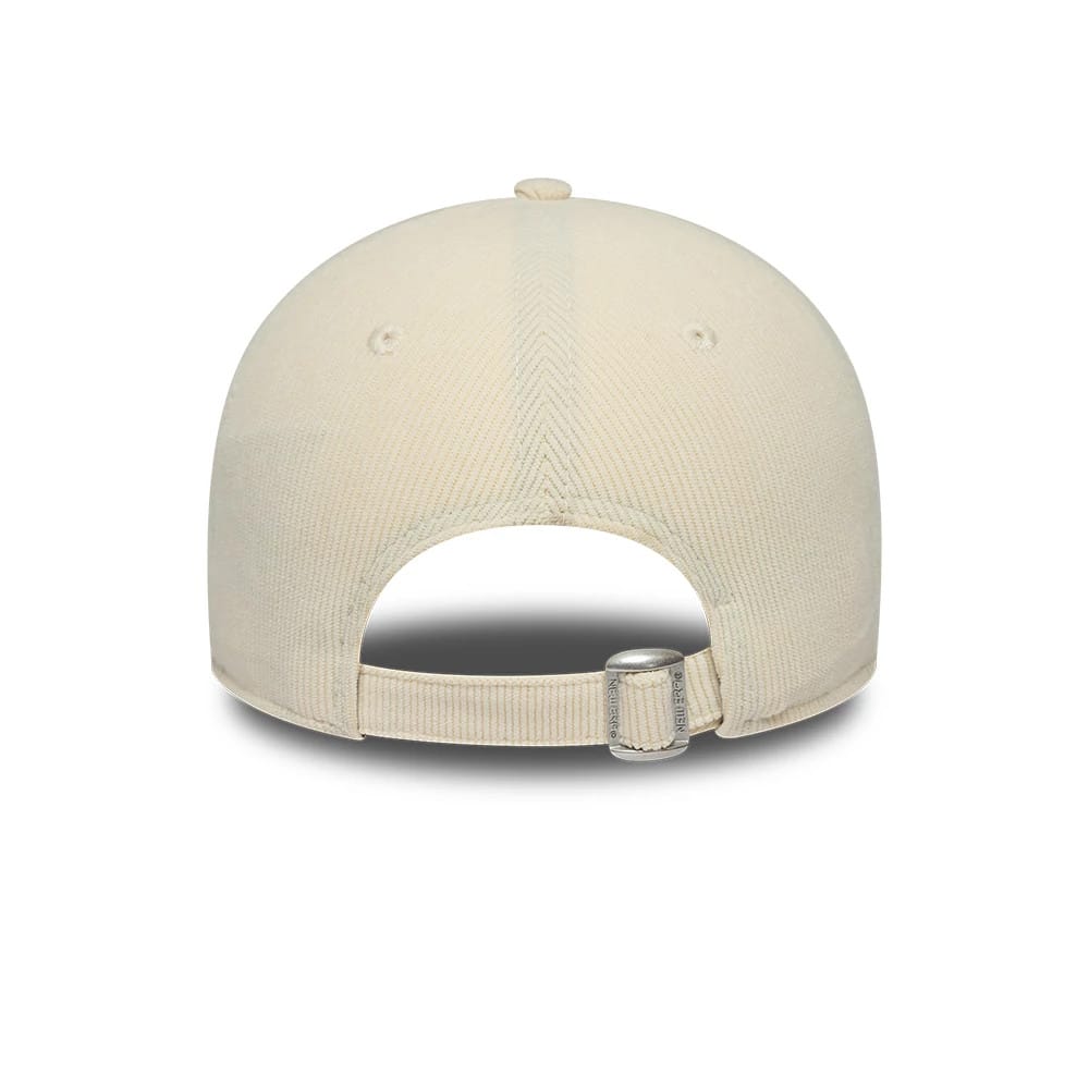 Pictured is this Womens MLB Cord Midi New York Yankees 9FORTY cap in Cream. 4