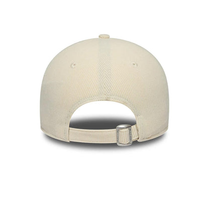 Pictured is this Womens MLB Cord Midi New York Yankees 9FORTY cap in Cream. 4