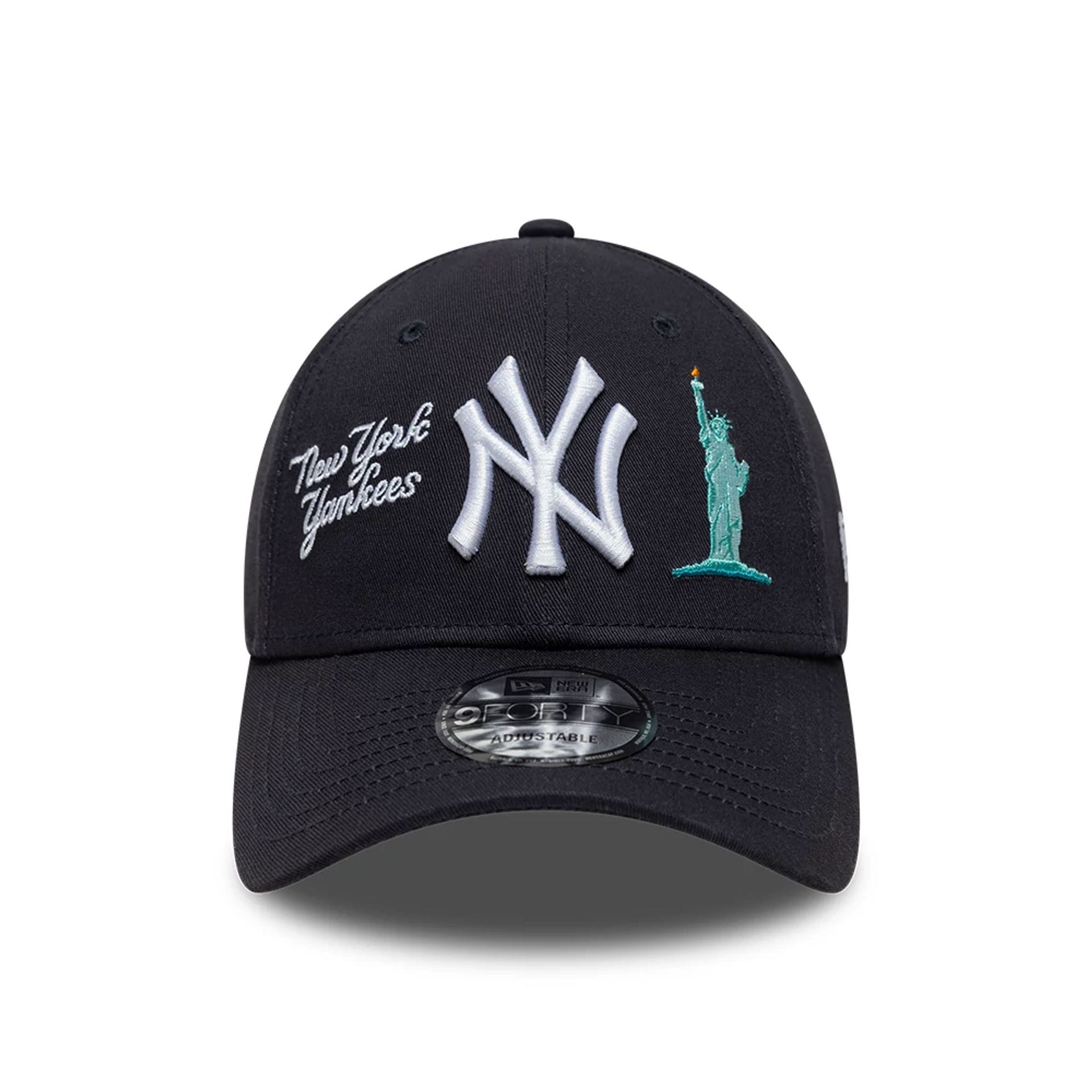 Pictured is this MLB City Icon New York Yankees 9FORTY cap in navy. 2