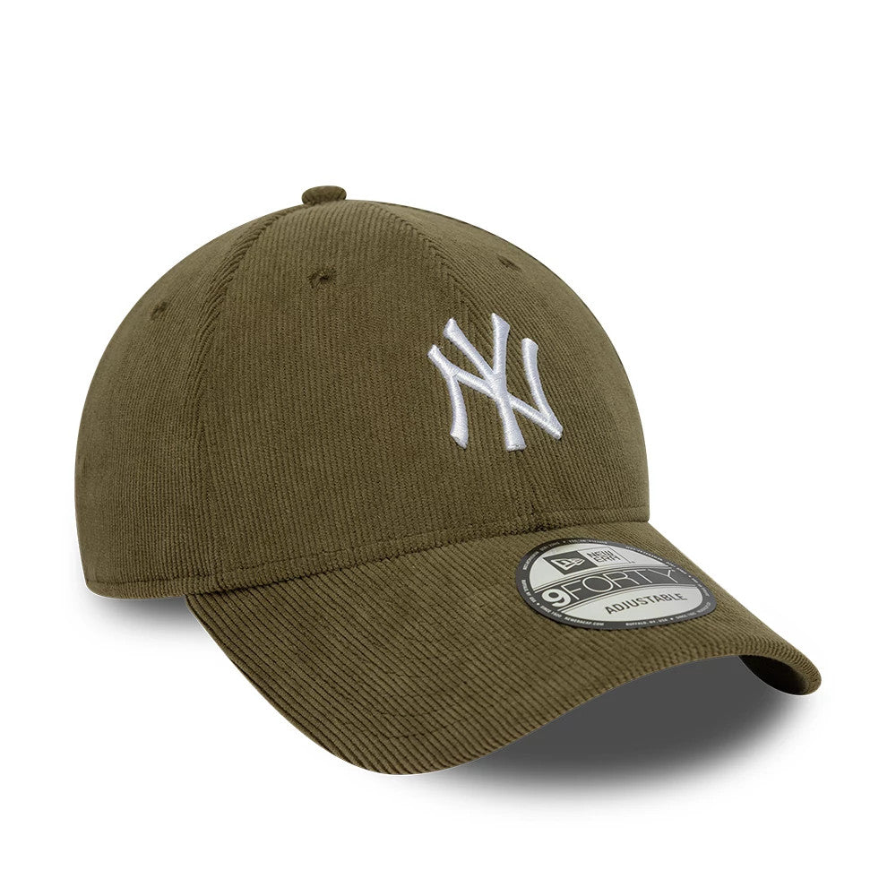 Pictured is this MLB Soft Cord New York Yankees 9FORTY cap in Dark Green. 3