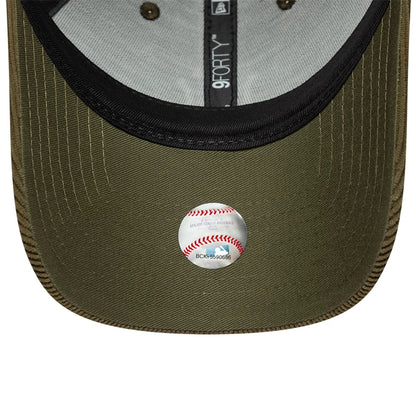 Pictured is this MLB Soft Cord New York Yankees 9FORTY cap in Dark Green. 5