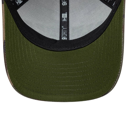 Pictured is this MLB Wordmark New York Yankees 9FORTY M-Crown cap in Woodland Camo. 5