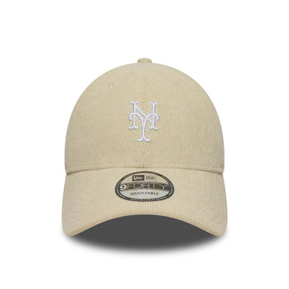 Pictured is this MLB Soft Cord New York Mets 9FORTY cap in Cream. 2