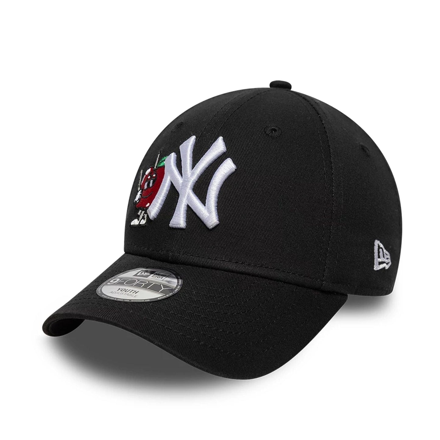 Pictured is this Youth MLB Icon New York Yankees 9FORTY cap in black. 3