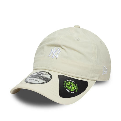 Pictured is this MLB Recycled New York Yankees 9TWENTY cap in light beige. 1