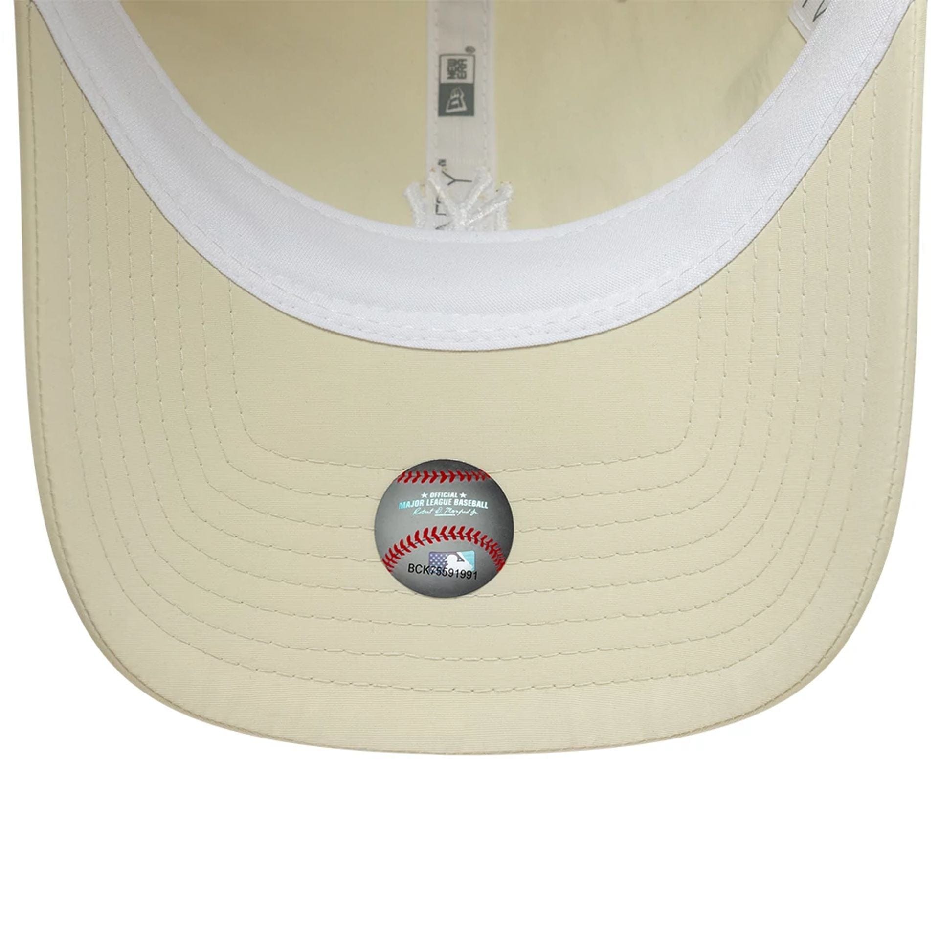Pictured is this MLB Recycled New York Yankees 9TWENTY cap in light beige. 5