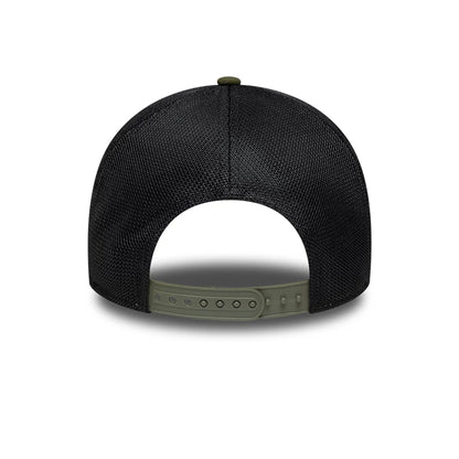 Pictured is this MLB Sport LA Dodgers 9FORTY A-Frame Trucker cap in Dark Green. 4