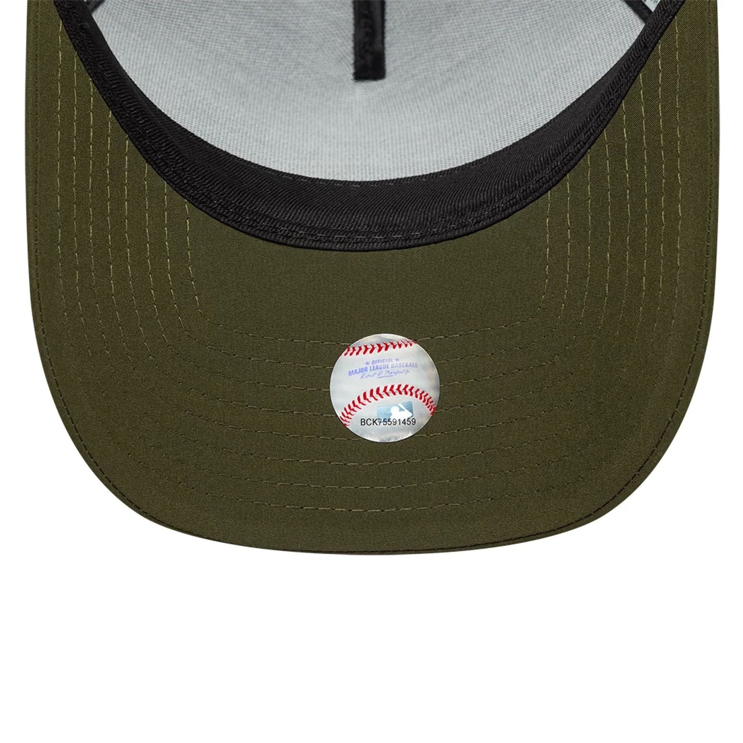 Pictured is this MLB Sport LA Dodgers 9FORTY A-Frame Trucker cap in Dark Green. 5