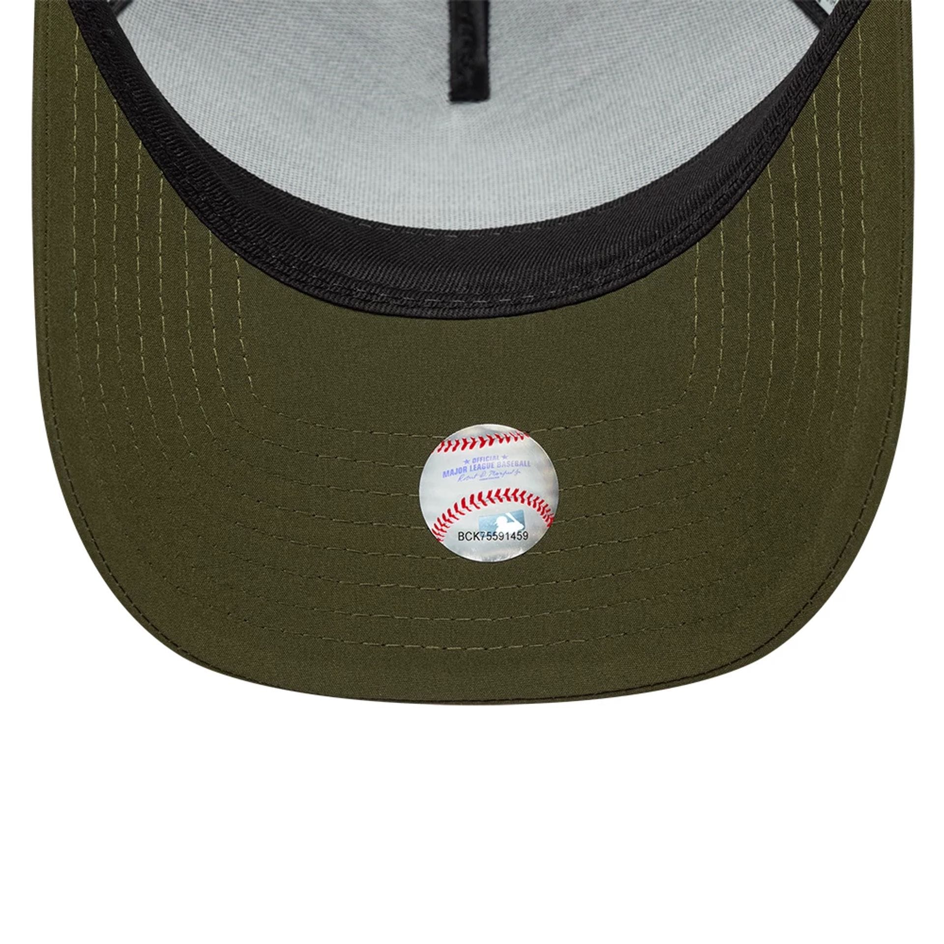 Pictured is this MLB Sport LA Dodgers 9FORTY A-Frame Trucker cap in Dark Green. 5