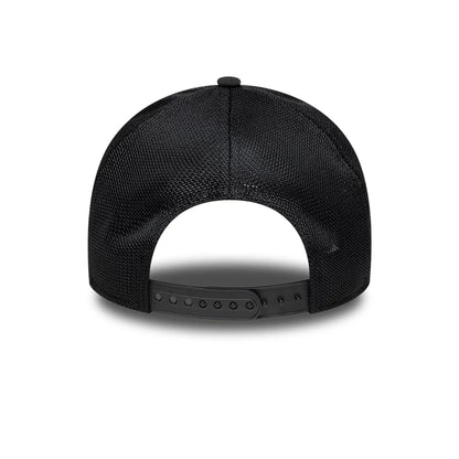 Pictured is this MLB Sport Seattle Mariners 9FORTY A-Frame Trucker cap in black. 4