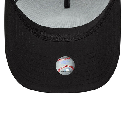 Pictured is this MLB Sport Seattle Mariners 9FORTY A-Frame Trucker cap in black. 5