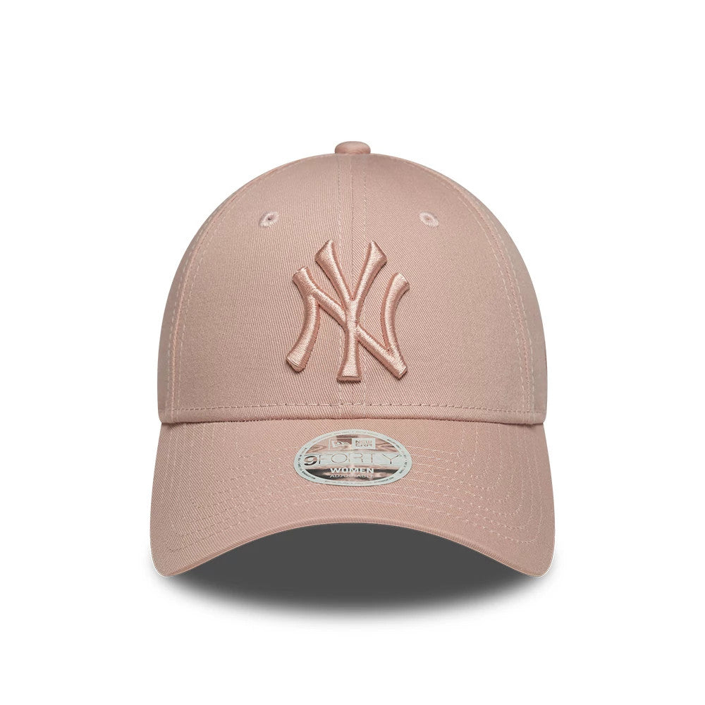Pictured is this Womens MLB League Essential New York Yankees 9FORTY cap in pastel pink. 2