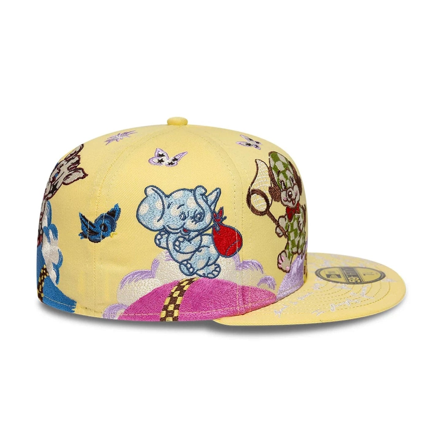 Pictured is this Kenzo X New Era  59FIFTY Fitted cap in pastel yellow. 7