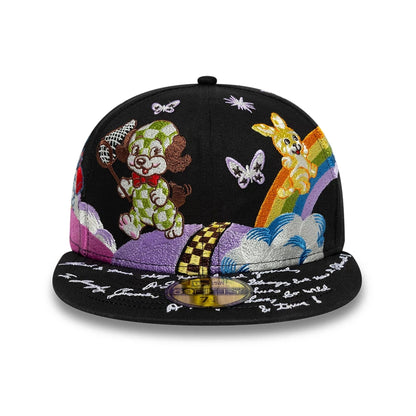 Pictured is this Kenzo X New Era  59FIFTY Fitted cap in black. 3