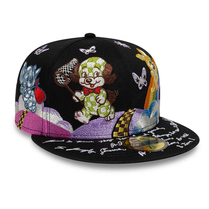 Pictured is this Kenzo X New Era  59FIFTY Fitted cap in black. 4