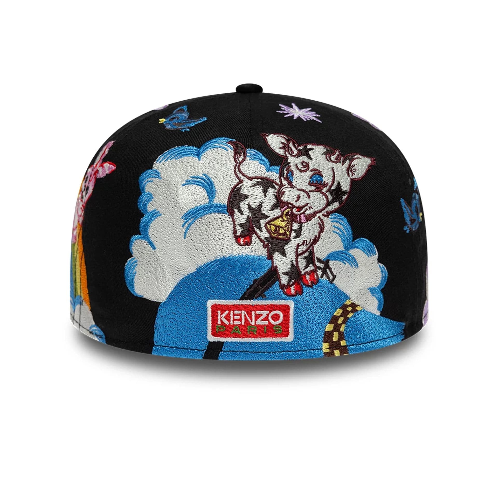Kenzo X New Era Black 59FIFTY Fitted Cap | NEC EU