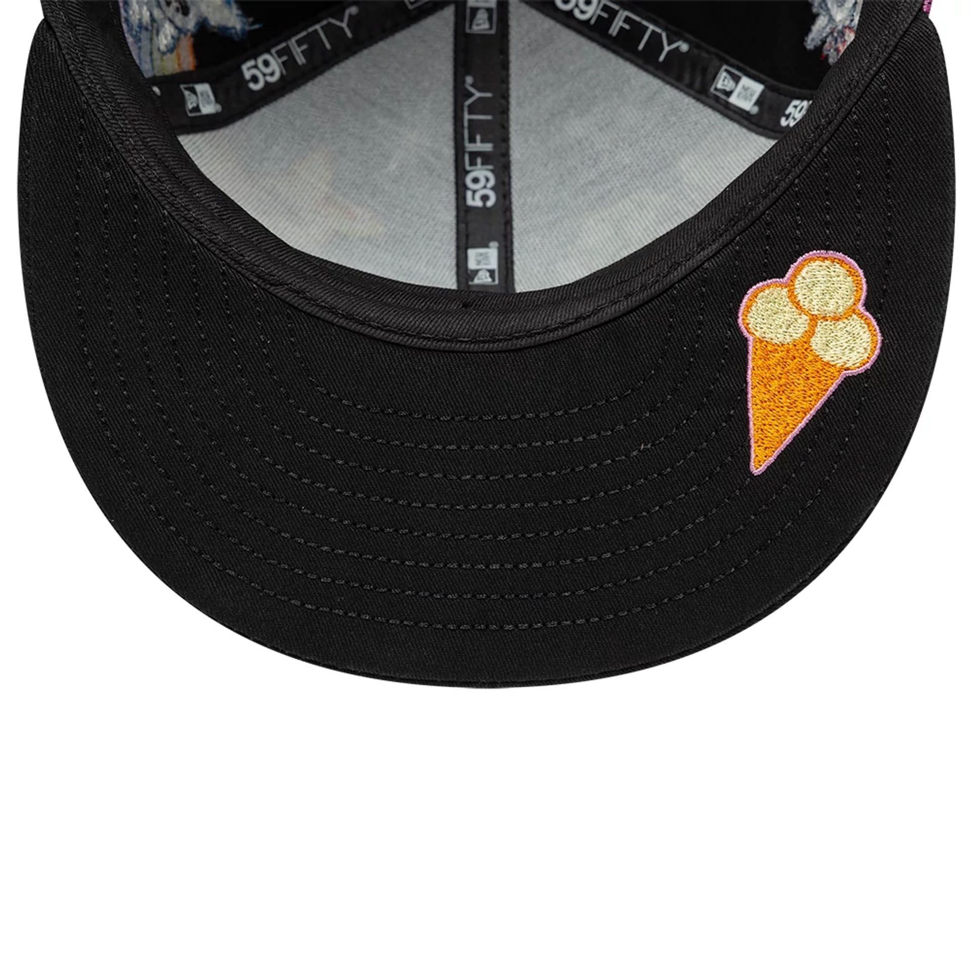 Kenzo X New Era Black 59FIFTY Fitted Cap | NEC EU