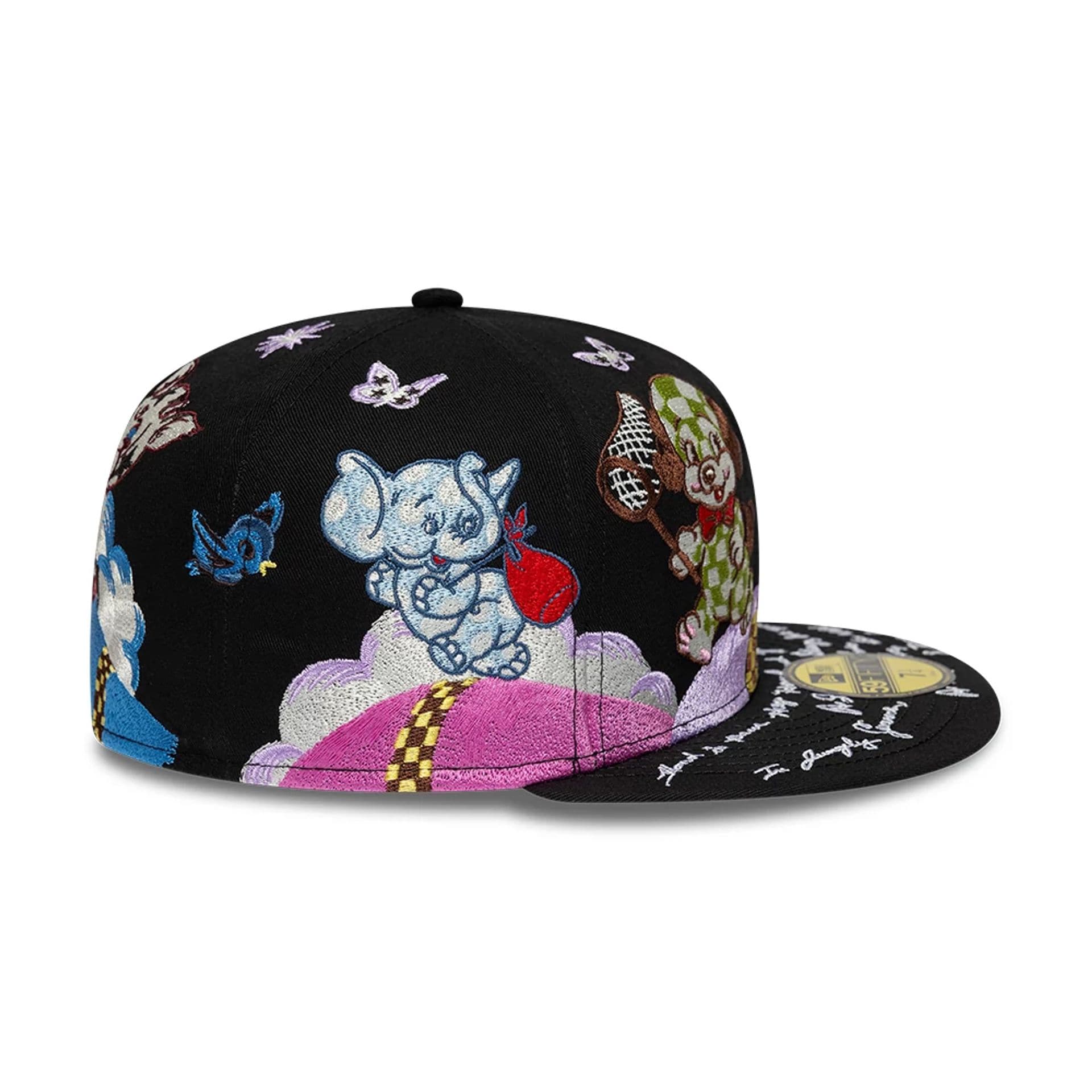 Kenzo X New Era Black 59FIFTY Fitted Cap | NEC EU