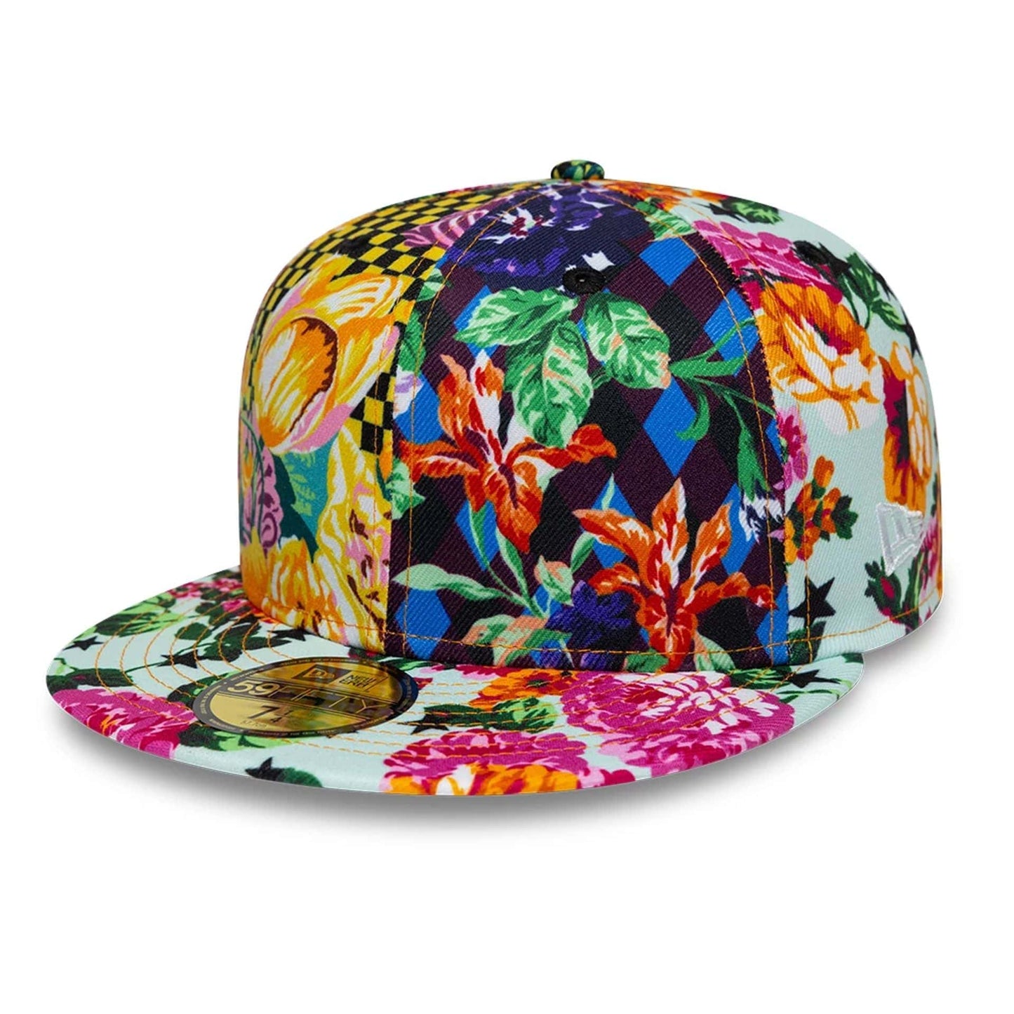 Pictured is this Kenzo X New Era Flowers 59FIFTY Fitted cap in white. 1