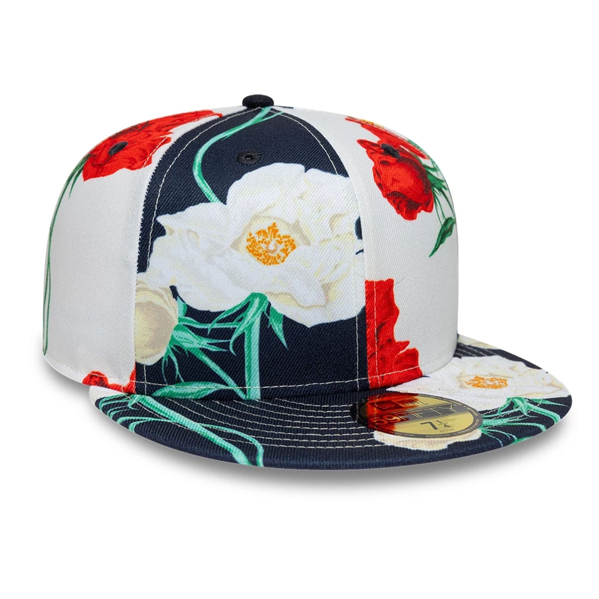 Pictured is this Kenzo X New Era Roses 59FIFTY Fitted cap in white. 3