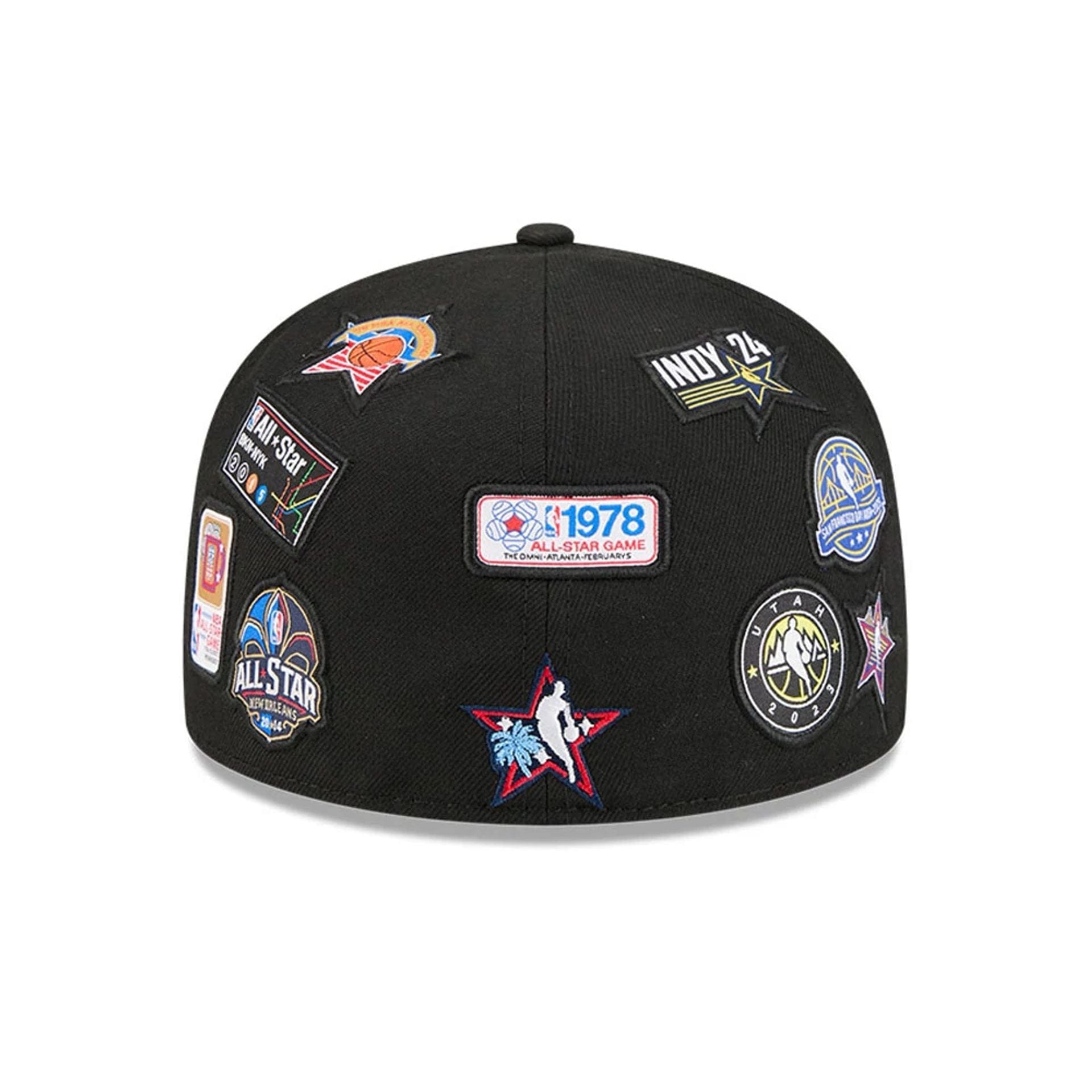 Pictured is this NBA Hardwood Classic NBA All Star Game 59FIFTY Fitted cap in black. 5