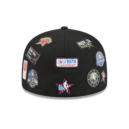 Pictured is this NBA Hardwood Classic NBA All Star Game 59FIFTY Fitted cap in black. 5