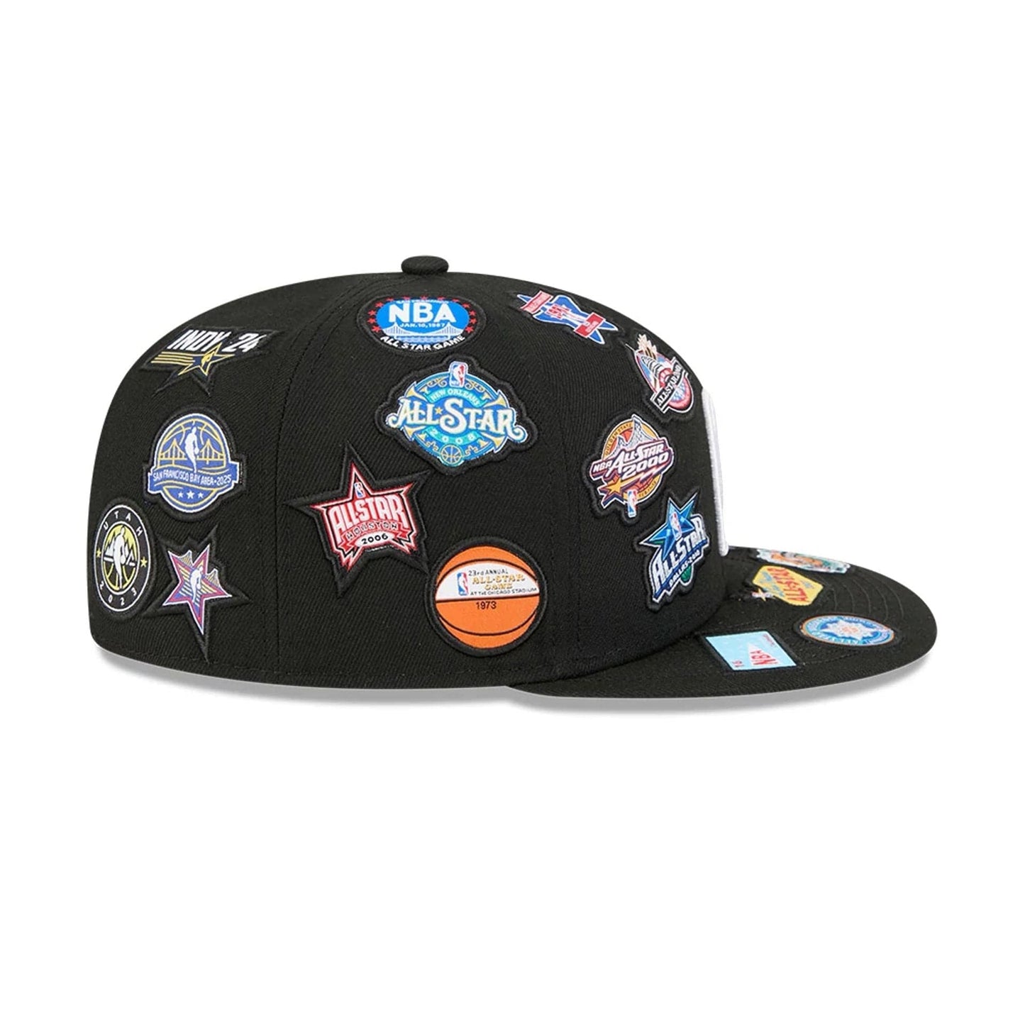 Pictured is this NBA Hardwood Classic NBA All Star Game 59FIFTY Fitted cap in black. 7